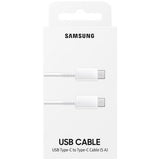 Samsung USB-C til USB-C-kabel EP-DN975BWEGWW - 1m, 5A, 100W - Hvid