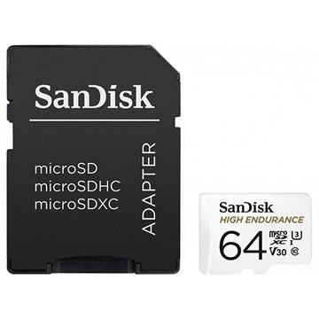 SanDisk High Endurance MicroSD-kort - SDSQQNR-064G-GN6IA - 64GB