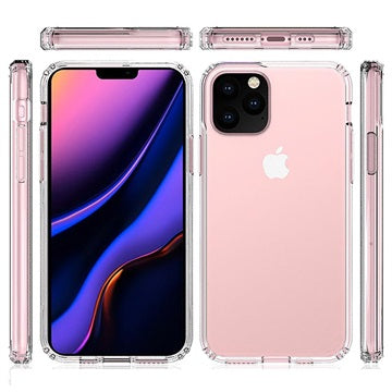 Ridsefast iPhone 11 Pro Hybrid Cover - Gennemsigtig