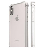 Ridsefast iPhone X / iPhone XS Hybrid Cover - Gennemsigtig