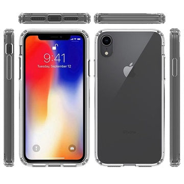 Ridsefast iPhone XR Hybrid Cover - Gennemsigtig