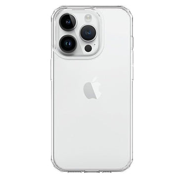 iPhone 15 Pro Ridsefast Hybrid Cover - Gennemsigtig