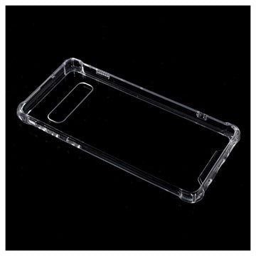 Ridsefast Samsung Galaxy S10+ Hybrid Cover - Gennemsigtig