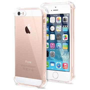 Ridsefast iPhone 5/5S/SE Hybrid Cover - Krystalklar