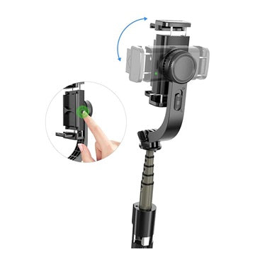 Selfie Stang med Gimbal Stabilisator og Tripod Stativ L08
