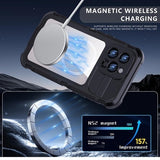 iPhone 16 Pro Max Shellbox M Series IP68 vandtæt cover - dykkercover med MagSafe-kompatibilitet - Sort
