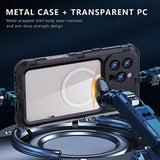 iPhone 16 Pro Max Shellbox M Series IP68 vandtæt cover - dykkercover med MagSafe-kompatibilitet - Sort