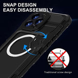 iPhone 16 Pro Max Shellbox M Series IP68 vandtæt cover - dykkercover med MagSafe-kompatibilitet - Sort