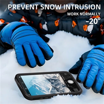 iPhone Air Shellbox M Series IP68 vandtæt cover - dykkercover med MagSafe-kompatibilitet - Sort