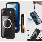 iPhone Air Shellbox M Series IP68 vandtæt cover - dykkercover med MagSafe-kompatibilitet - Sort