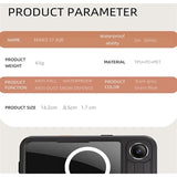iPhone Air Shellbox M Series IP68 vandtæt cover - dykkercover med MagSafe-kompatibilitet - Sort