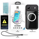 iPhone Air Shellbox M Series IP68 vandtæt cover - dykkercover med MagSafe-kompatibilitet - Sort