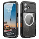 iPhone 17 Shellbox M Series IP68 vandtæt cover - dykkercover med MagSafe-kompatibilitet - Sort