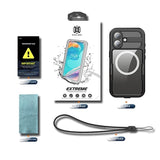 iPhone 17 Shellbox M Series IP68 vandtæt cover - dykkercover med MagSafe-kompatibilitet - Sort