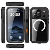 iPhone 17 Pro Shellbox M Series IP68 vandtæt cover - dykkercover med MagSafe-kompatibilitet - Sort