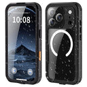 iPhone 17 Pro Max Shellbox M Series IP68 vandtæt cover - dykkercover med MagSafe-kompatibilitet - Sort