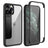 Shine&Protect 360 iPhone 11 Pro Max Hybrid Cover - Sort / Klar