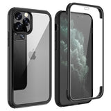 Shine&Protect 360 iPhone 11 Pro Max Hybrid Cover - Sort / Klar