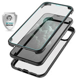 Shine&Protect 360 iPhone 11 Pro Max Hybrid Cover - Sort / Klar