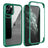 Shine&Protect 360 iPhone 11 Pro Max Hybrid Cover - Grøn / Klar