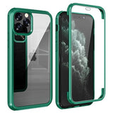 Shine&Protect 360 iPhone 11 Pro Max Hybrid Cover - Grøn / Klar