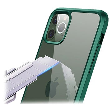 Shine&Protect 360 iPhone 11 Pro Max Hybrid Cover - Grøn / Klar