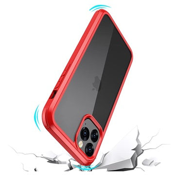 Shine&Protect 360 iPhone 11 Pro Hybrid Cover - Rød / Klar