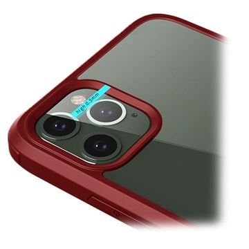 Shine&Protect 360 iPhone 11 Pro Hybrid Cover - Rød / Klar