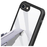 iPhone 7/8/SE (2020)/SE (2022) Shine&Protect 360 Hybrid Cover - Sort / Klar