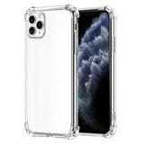 Shockproof iPhone 12/12 Pro Hybrid Cover - Gennemsigtig