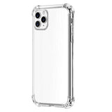 Shockproof iPhone 12/12 Pro Hybrid Cover - Gennemsigtig