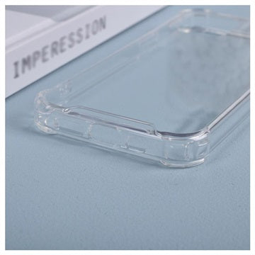 Shockproof iPhone 12/12 Pro Hybrid Cover - Gennemsigtig