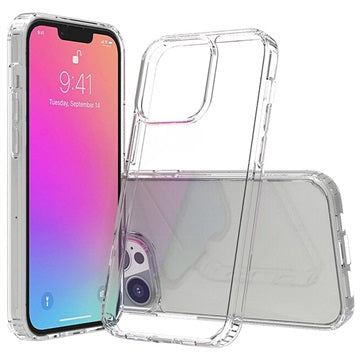 Shockproof iPhone 13 Pro Hybrid Cover - Gennemsigtig