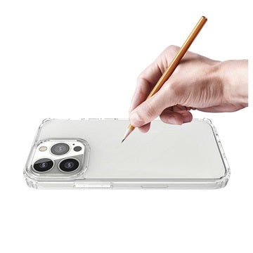 Shockproof iPhone 13 Pro Hybrid Cover - Gennemsigtig