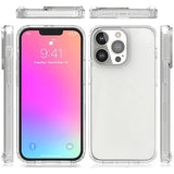 Shockproof iPhone 13 Pro Hybrid Cover - Gennemsigtig