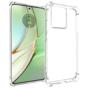Motorola Edge 40 Stødsikkert TPU Cover - Gennemsigtig