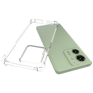 Motorola Edge 40 Stødsikkert TPU Cover - Gennemsigtig