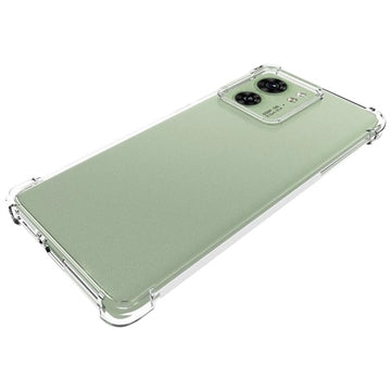 Motorola Edge 40 Stødsikkert TPU Cover - Gennemsigtig