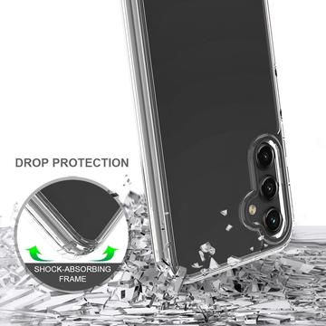 Samsung Galaxy A14/A14 5G Shockproof Hybrid Cover - Gennemsigtig
