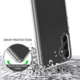 Samsung Galaxy A14/A14 5G Shockproof Hybrid Cover - Gennemsigtig