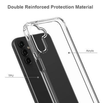 Samsung Galaxy A14/A14 5G Shockproof Hybrid Cover - Gennemsigtig