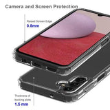 Samsung Galaxy A14/A14 5G Shockproof Hybrid Cover - Gennemsigtig
