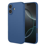 iPhone 17 Stødsikkert Silikone Cover - Blå