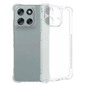 Motorola Moto G56 Stødtæt TPU Cover - Gennemsigtig