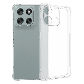 Motorola Moto G56 Stødtæt TPU Cover - Gennemsigtig