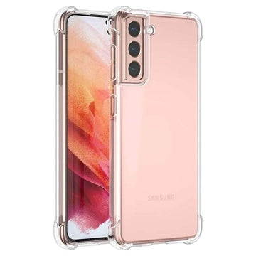 Samsung Galaxy S21 5G Stødsikkert TPU Cover - Gennemsigtig