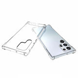 Samsung Galaxy S22 Ultra 5G Stødtæt TPU Cover - Gennemsigtig