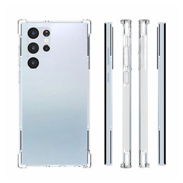 Samsung Galaxy S22 Ultra 5G Stødtæt TPU Cover - Gennemsigtig