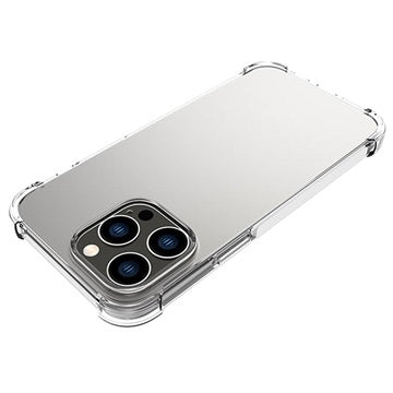 Stødtæt iPhone 14 Pro Max TPU Cover - Gennemsigtig