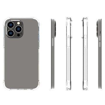 Stødtæt iPhone 14 Pro Max TPU Cover - Gennemsigtig